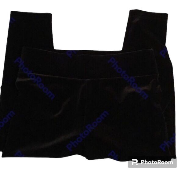 J Crew Black Velvet Leggings NWT - Picture 1 of 8